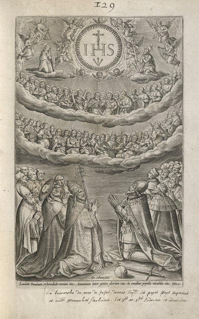 Tilbedelse av Jesu navn av Adriaen Collaert