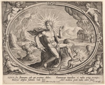 Ignis (brann) av Adriaen Collaert