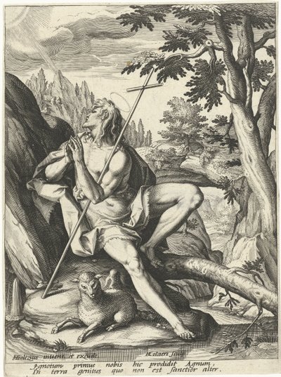 døperen Johannes av Adriaen Collaert