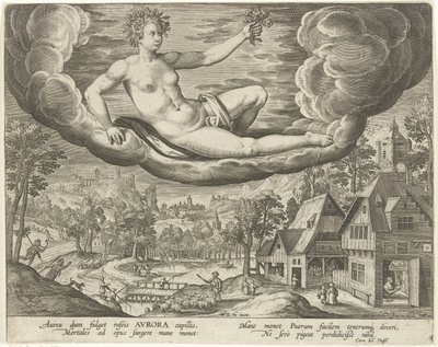 Morgen De fire ganger på dagen (serietittel) av Adriaen Collaert
