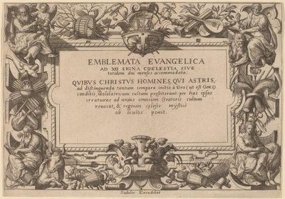 Tittelside av Adriaen Collaert after Hans Bol