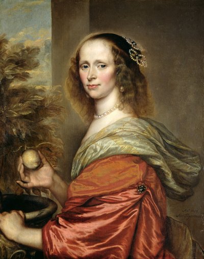 Portrett av en kvinne av Adriaen Hanneman