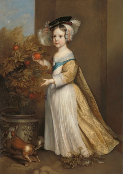 Vilhelm III (1650-1702), prins av Oransje, som barn av Adriaen Hanneman