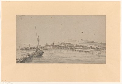 Utsikt over en by i Tiberdalen av Adriaen Honich