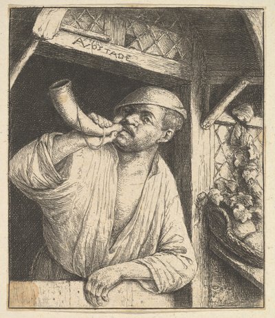 Baker blåsehorn, 1610-85. av Adriaen Jansz. van Ostade