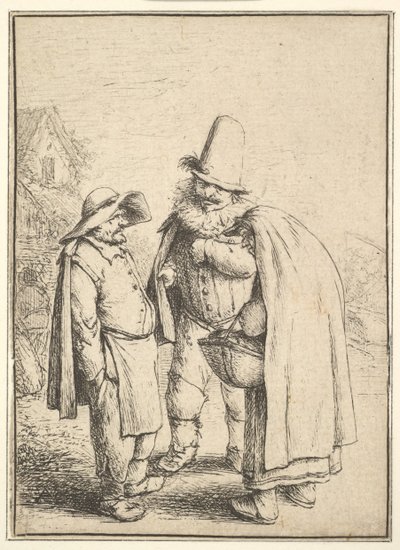 Groteske figurer, 1610-85. av Adriaen Jansz. van Ostade