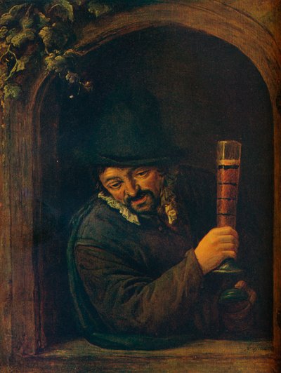Bonde ved et vindu, c1658 av Adriaen Jansz. van Ostade