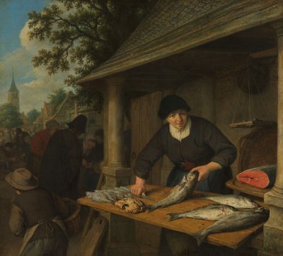 Fiskekona av Adriaen Jansz. van Ostade
