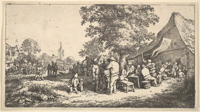 The Kermess Under the Great Tree, 1610-85. av Adriaen Jansz. van Ostade