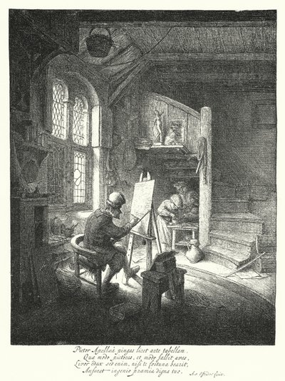 Maleren (gravering) av Adriaen Jansz. van Ostade