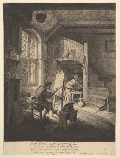 Maleren, 1610-85. av Adriaen Jansz. van Ostade