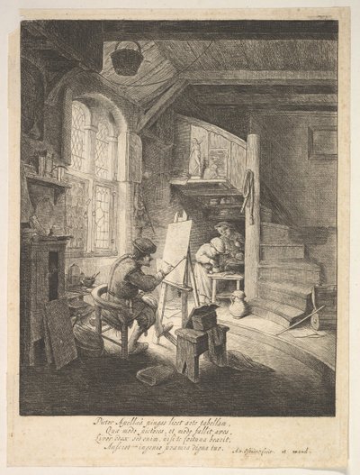 Maleren, 1600-tallet. av Adriaen Jansz. van Ostade