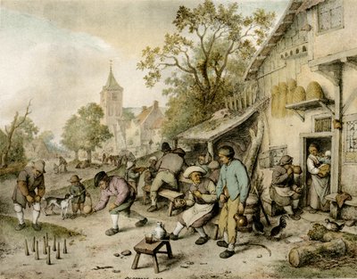 Bowlerne av Adriaen Jansz. van Ostade