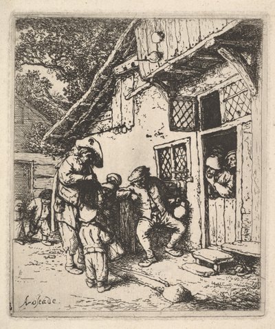 Omreisende musikere, 1610-85. av Adriaen Jansz. van Ostade