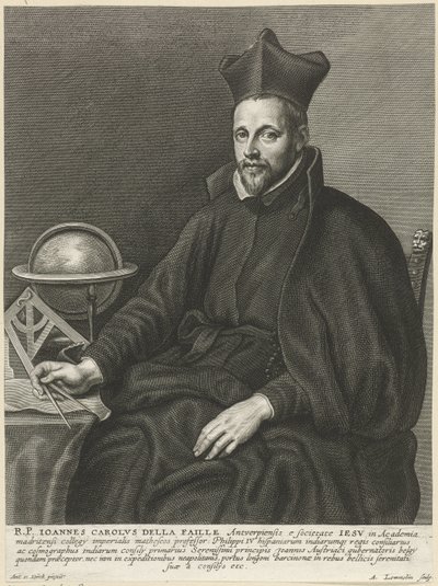 Portrett av Johannes Carolus de la Faille av Adriaen Lommelin