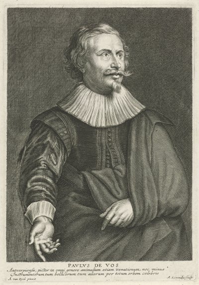 Portrett av Paul de Vos av Adriaen Lommelin
