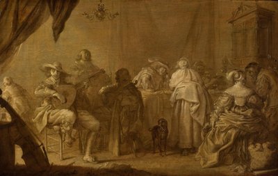 En musikalsk fest av Adriaen Pietersz van de Venne