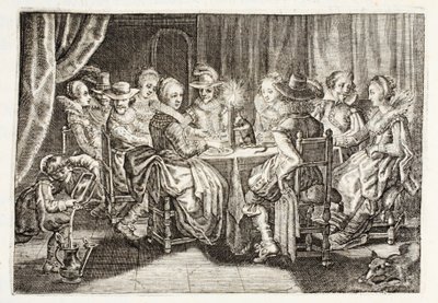 Vane gjør hard hud, illustrasjon fra 'Emblemata of Zinne-werk' av Johannes de Brune (1589-1658), Jan Jacobs Schipper, Amsterdam, 1661 av Adriaen Pietersz van de Venne