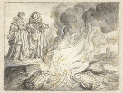 «Lidenskap er ild av intet annet enn halm» av Adriaen Pietersz van de Venne