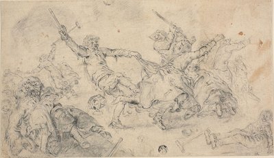 Bønder i et slagsmål av Adriaen Pietersz. van de Venne