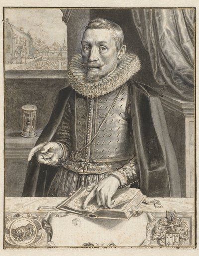 Portrett av Jacob Cats av Adriaen Pietersz van de Venne