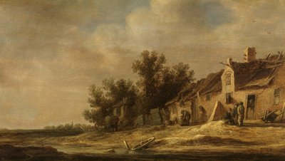 Landskap (olje på panel) av Adriaen Thomasz Key