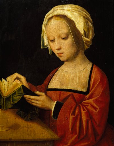 St. Magdalena-lesning av Adrien Ysenbrandt (ca 1500-1551), olje på panel av Adriaen Ysenbrandt