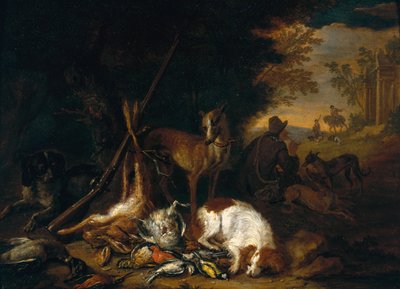 En jeger med hundene sine av Adriaen de Gryef