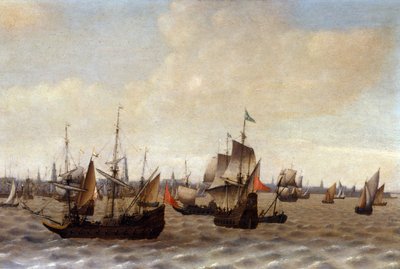 Frakt av Antwerpen (olje på lerret) av Adriaen van Diest