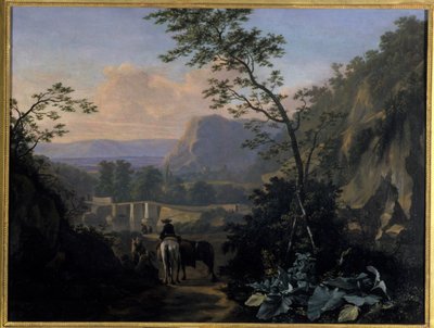 Sørlandskap med Rider, 1654 av Adriaen van Eemont