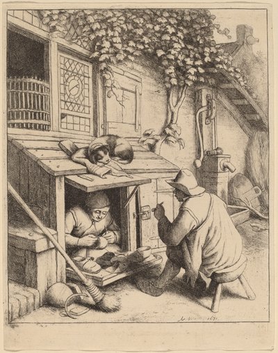 Skomaker av Adriaen van Ostade