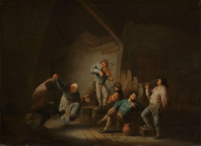 Dansende par av Adriaen van Ostade
