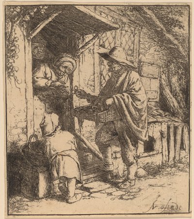 Brillehandler av Adriaen van Ostade