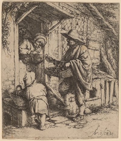 Brillehandler av Adriaen van Ostade