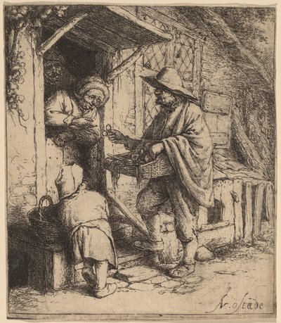 Brillekjøper av Adriaen van Ostade