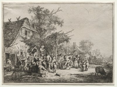 Festival Under Trellis av Adriaen van Ostade