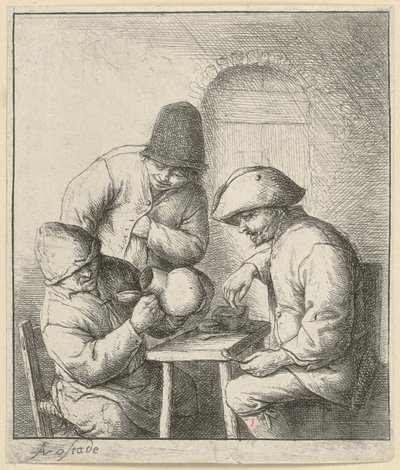 Tom mugge av Adriaen van Ostade