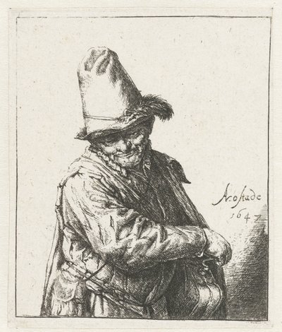 vinsj dreier liremannen av Adriaen van Ostade