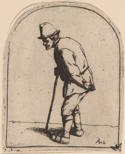 Bonde med skjev rygg av Adriaen van Ostade