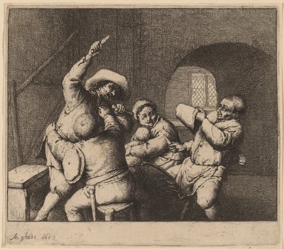 Bondestrid av Adriaen van Ostade