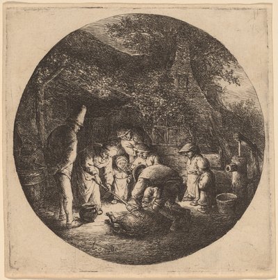 Griseslaktere av Adriaen van Ostade