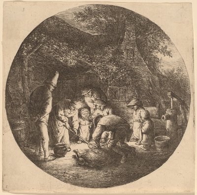 Griseslaktere av Adriaen van Ostade
