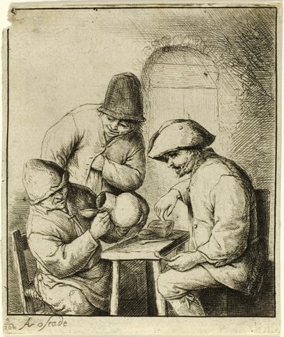 Den tomme kannen av Adriaen van Ostade