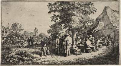 Markedet av Adriaen van Ostade