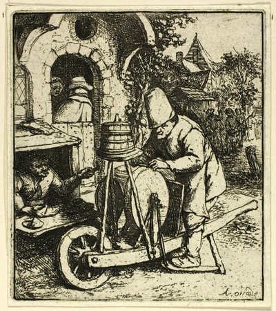 Knivsliperen av Adriaen van Ostade
