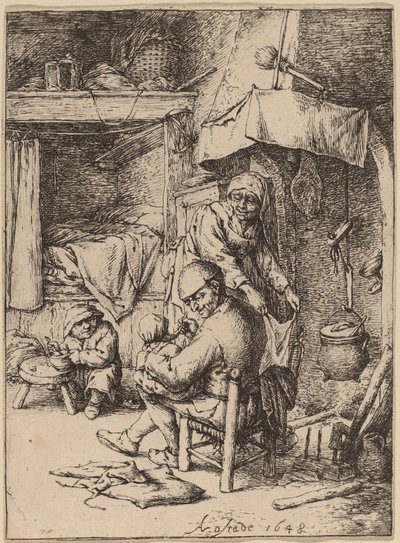 Pater Familias av Adriaen van Ostade