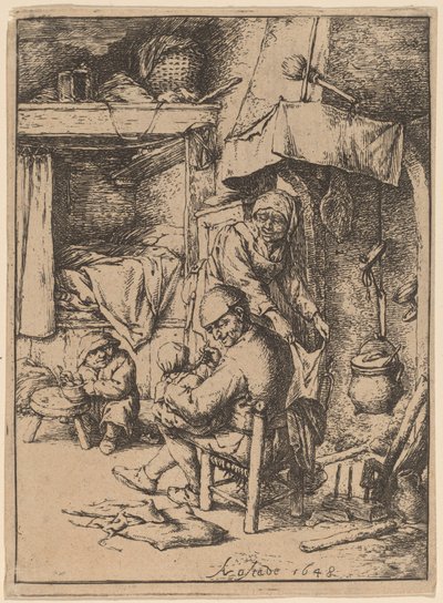 Pater Familias av Adriaen van Ostade