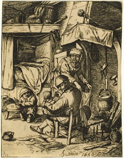 Pater Familias av Adriaen van Ostade