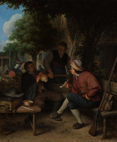Reisende i hvile av Adriaen van Ostade