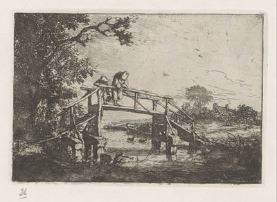 To fiskere på en bro av Adriaen van Ostade